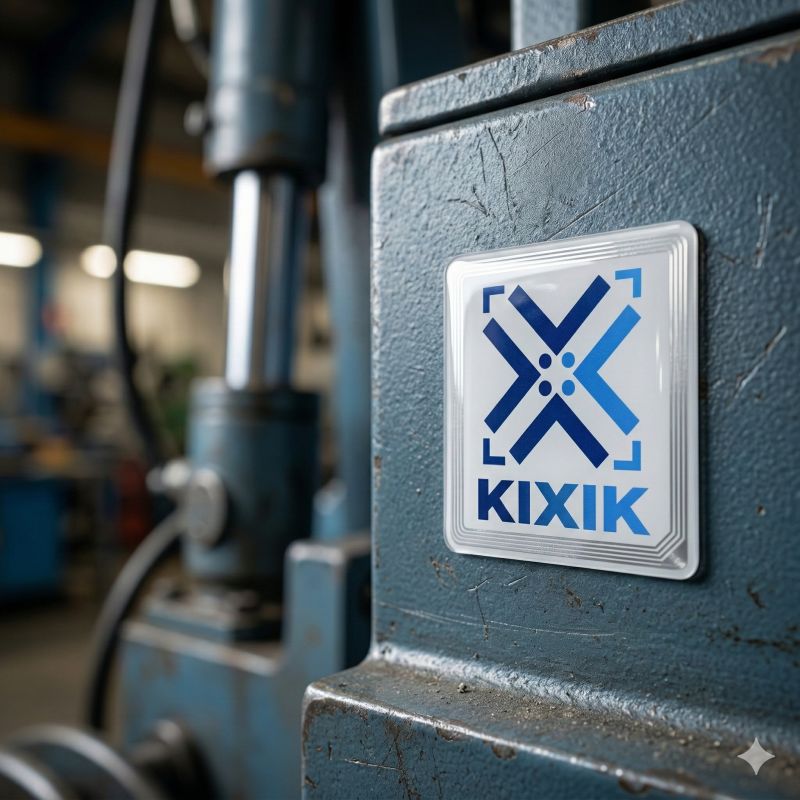 Industrial machine NFC tag